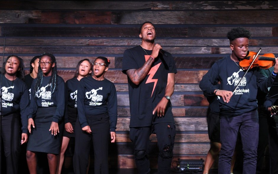Donovan Fuller Performing with AMP Youth Orchestra, Choir, a Lecrae