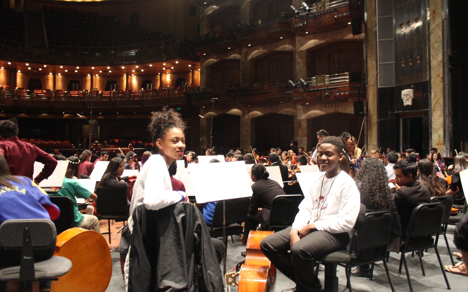 Alivia and Josh in Mexico City Rehearsal