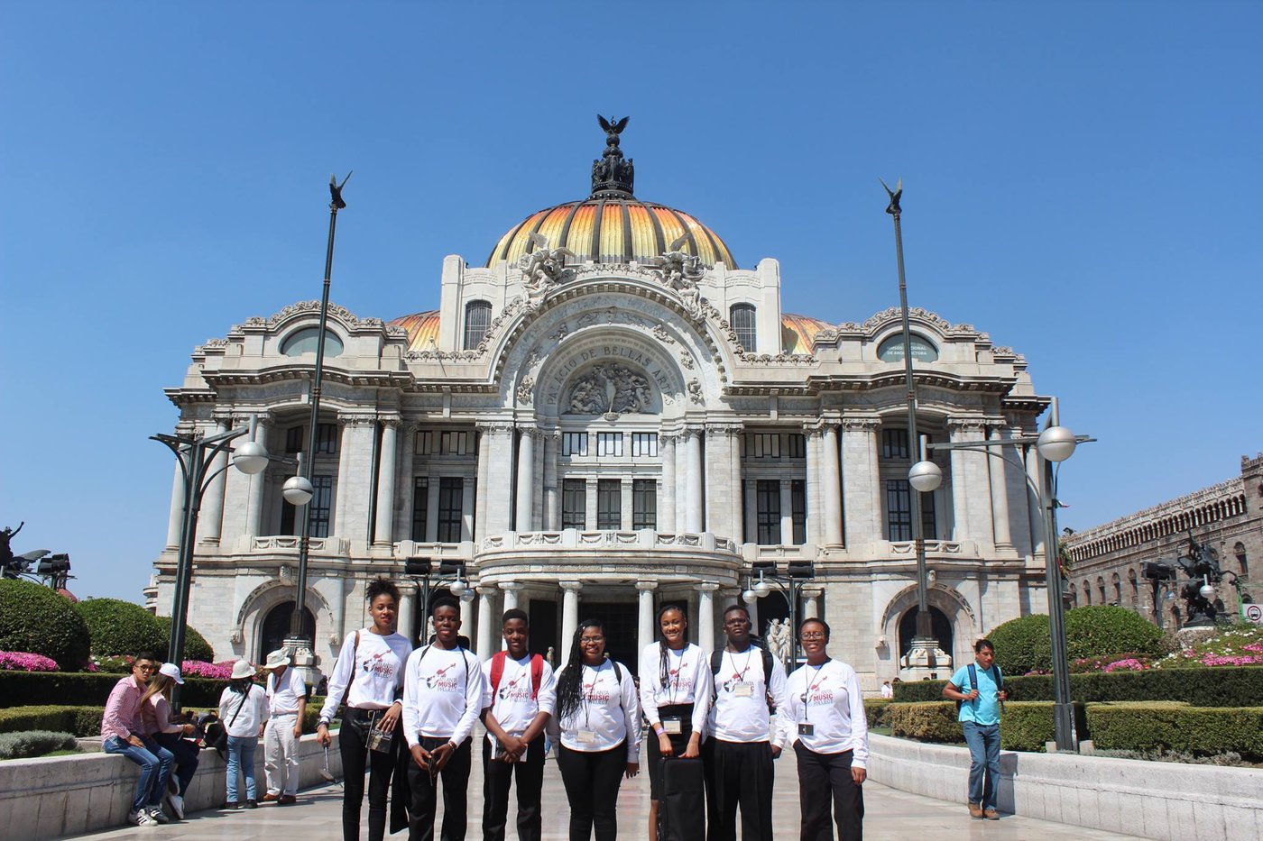 Performing in Mexico City